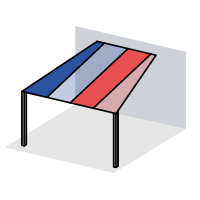 Trapezdach zum First - Typ C
